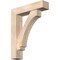 Ekena Millwork Imperial Block Smooth Bracket w/ Offset Brace, Douglas Fir, 7 1/2"W x 32"D x 40"H BKT0806X32X40IMP05SDF - alternate 1